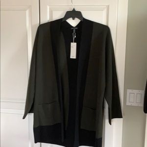 Eileen Fisher New With Tags Open Front Cardigan